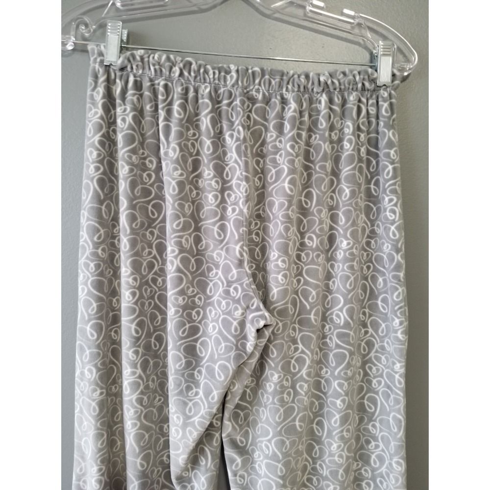 George Women's Textured Stretch‎ Microfleece 2-Piece Pajamas Set, Small, Grey - Picture 11 of 13